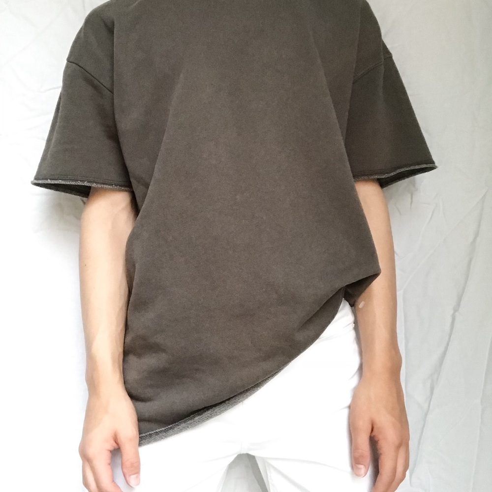 PacSun LA Green Shirt Frayed